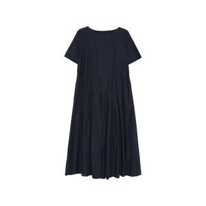 Apuntob Women Cotton Pleated Midi Dress